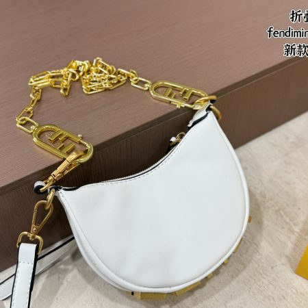 Fendi Mini Half Moon Bag - Image 10