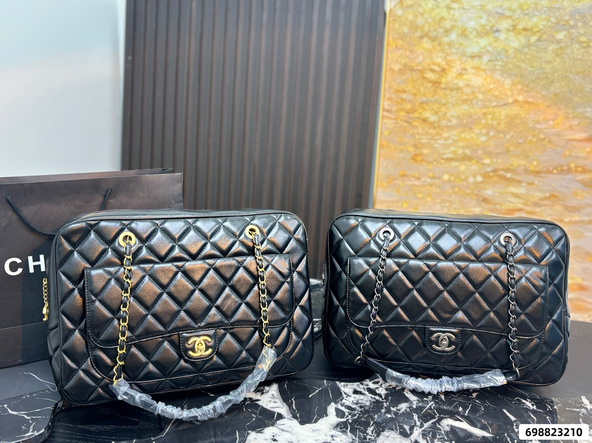 Chanel Chain Tote Bag - Image 1
