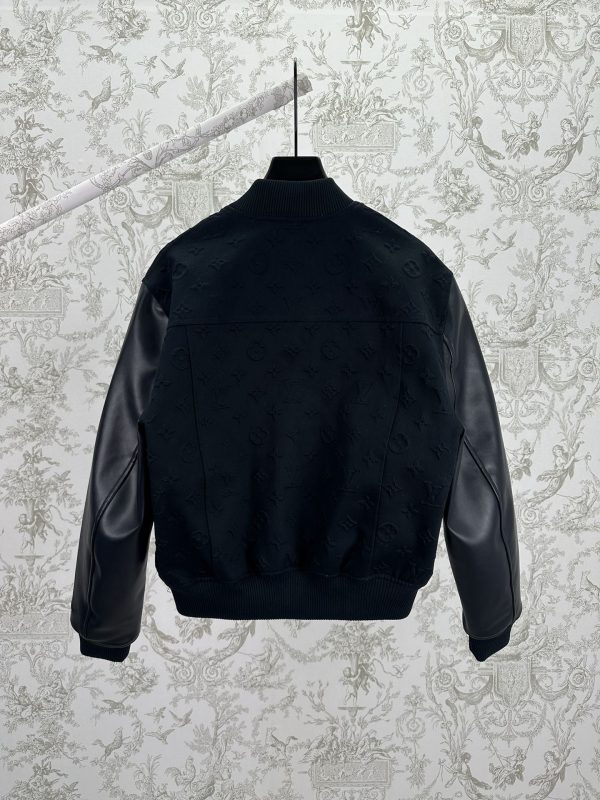 LV Embossed Monogram Cotton Varsity Jacket