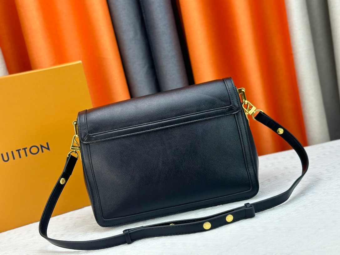 LV Smooth Dauphine MM Black Bag - Image 2