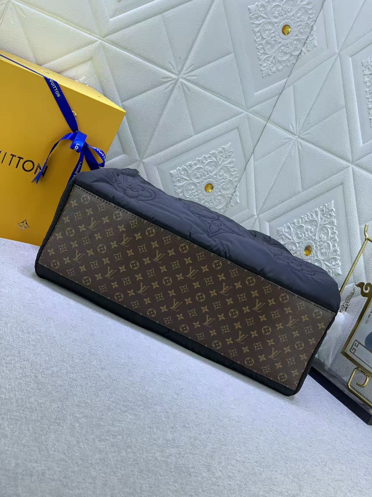 LV Econyl Monogram Pillow OnTheGo Tote Bag Mirror Version - Image 6