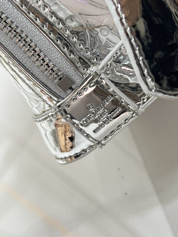 LV Monogram Miroir Alma BB Silver