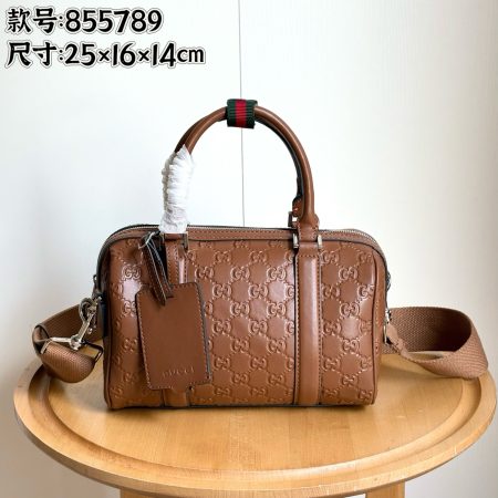Gucci GG Emblem small duffle bag