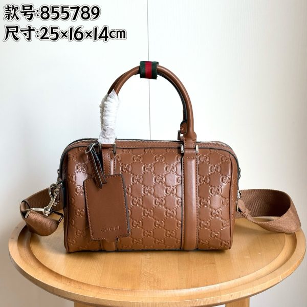 Gucci GG Emblem small duffle bag