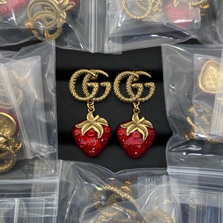 Gucci Strawberry Earrings