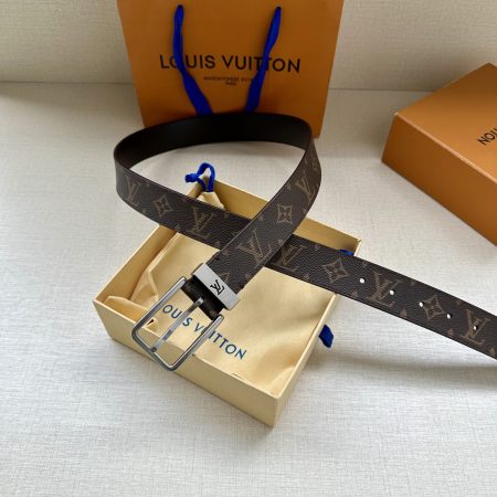LV Saint Germain Monogram Eclipse 35mm Belt - Image 9