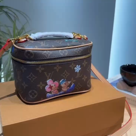 LV Cartoon Cosmetic Bag - Image 2