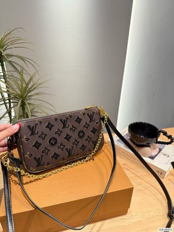Lv Mahjong Underarm Bag
