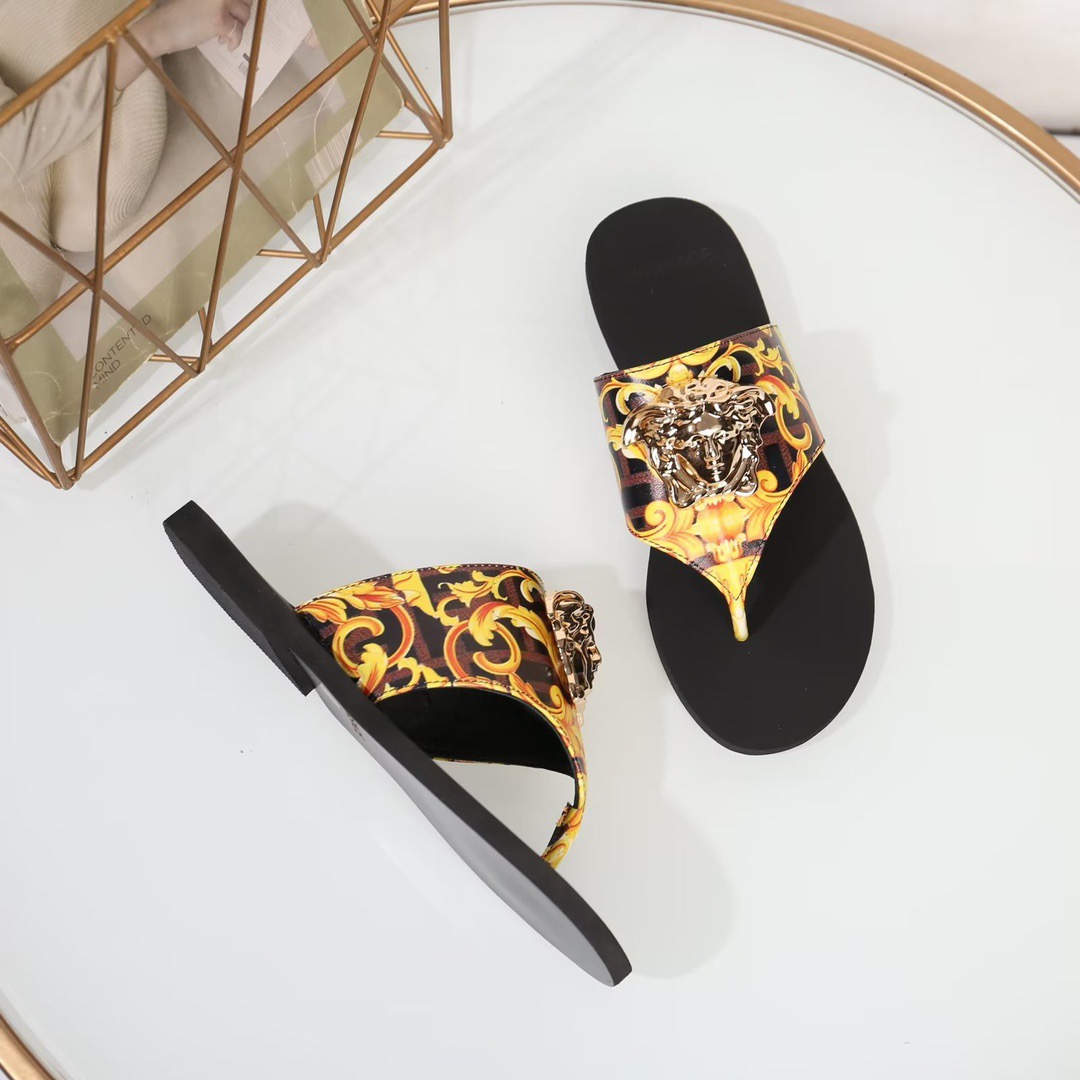 Versace Yellow Sandals - Image 5