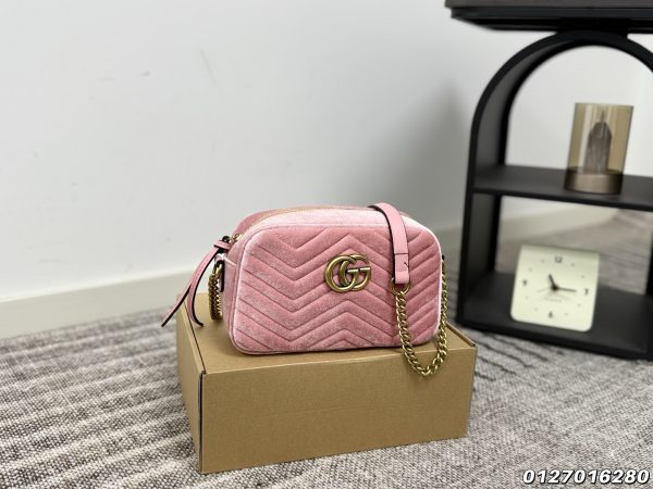 Gucci Velvet Camera Bag