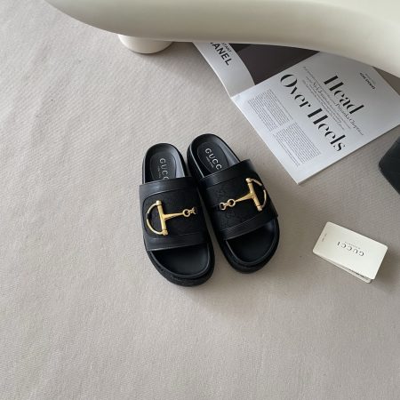 Gucci 26P G-Buckle Chunky-Soled Slippers - Image 6