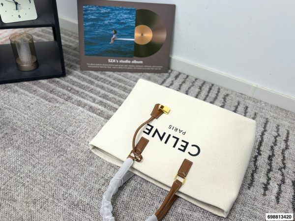 Celine Canvas Tote Bag
