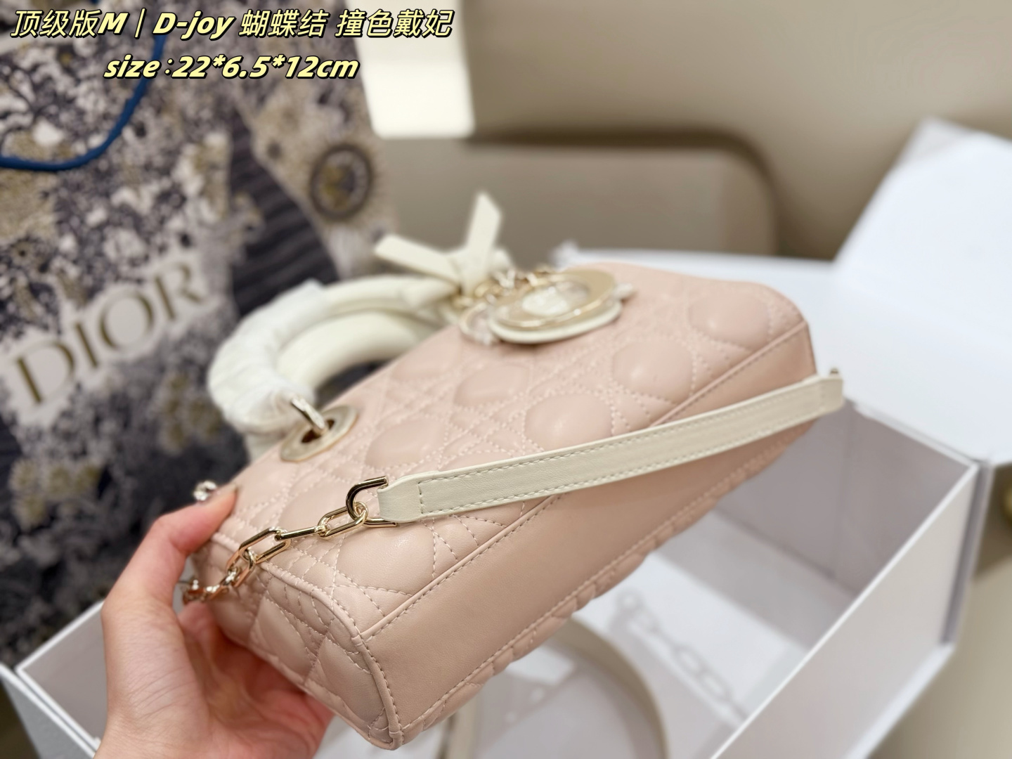 Dior Small Lady D-Joy Bag - Image 8