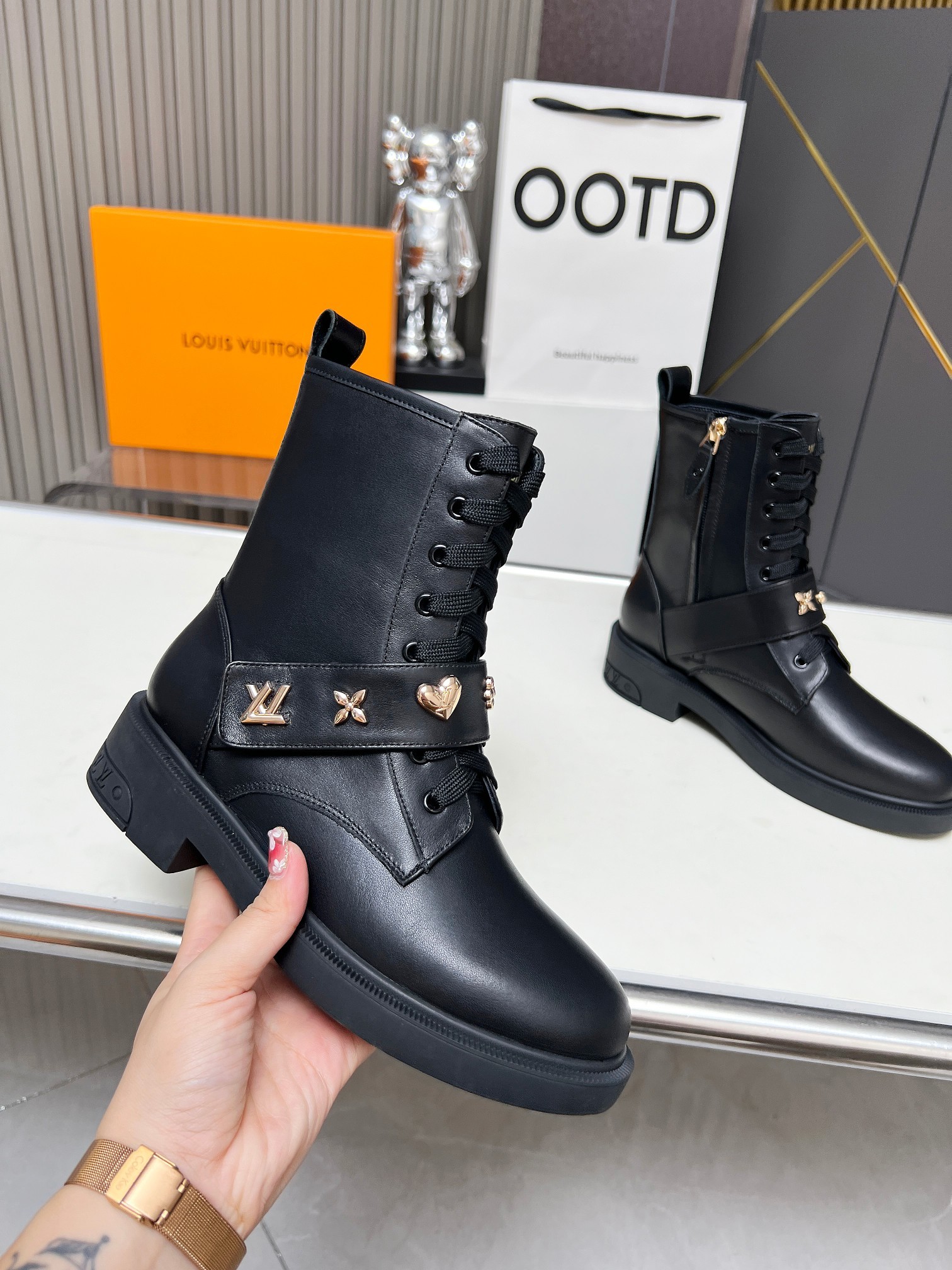 LV Monogram Boots - Image 2