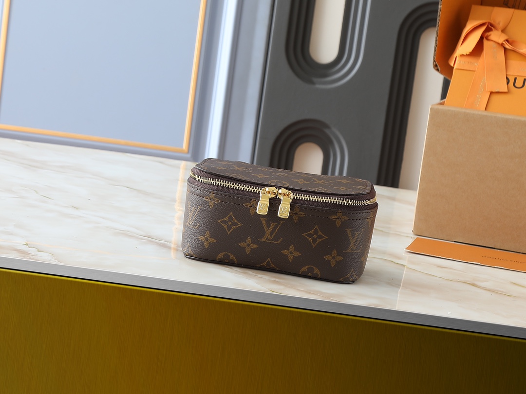 LV Monogram Storage Case Makeup Bag - Image 2