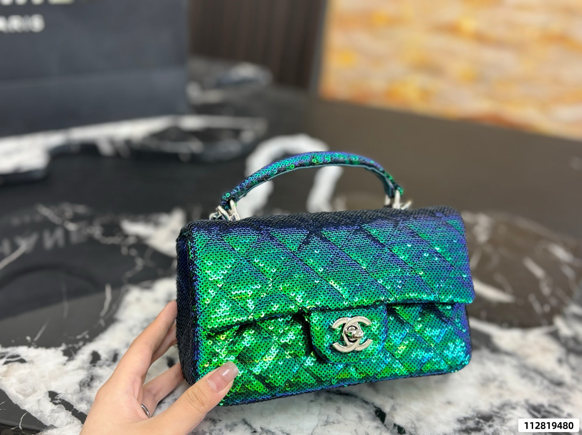 Chanel 23s Mini CF Handle Bag - Image 3