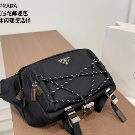 Prada Nylon Messenger Bag - Image 3