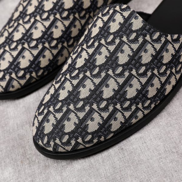 Dior Oblique B28 Embroidered Canvas Men Mules