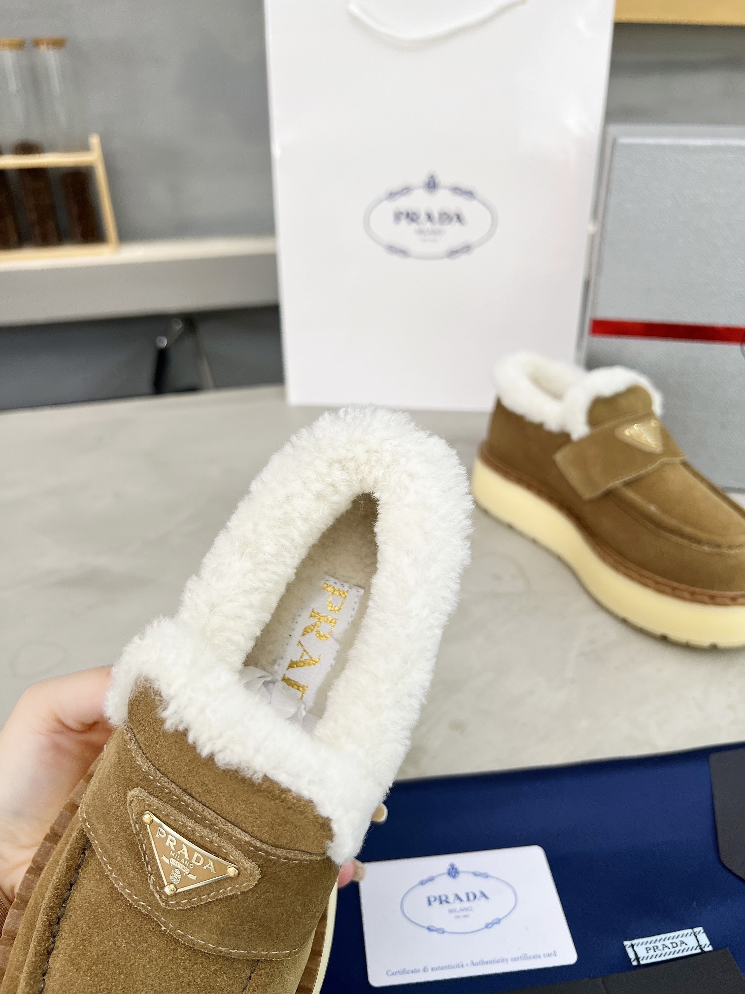 Prada Wool Shoes - Image 7