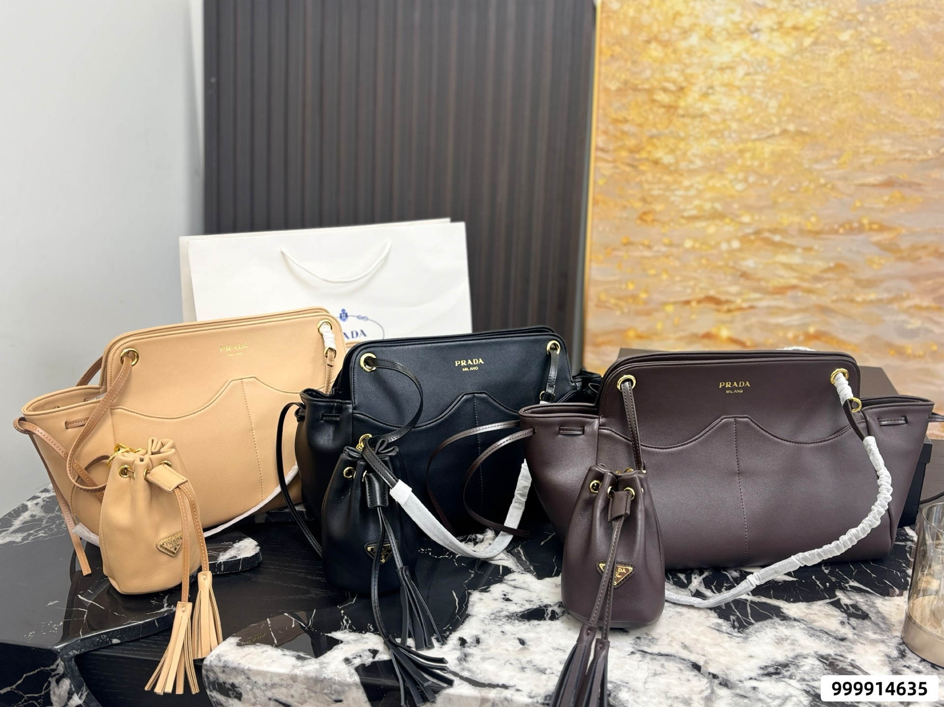 Prada Vitello Daino Handbag - Image 2