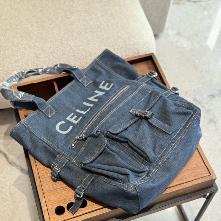 Celine Denim Tote Bag - Image 7