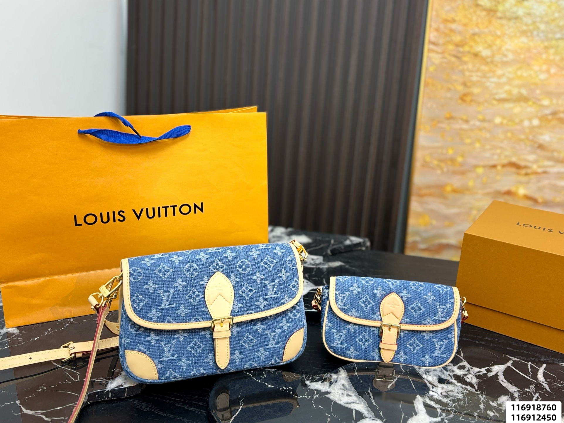 LV Diane Monogram Denim Bag - Image 1