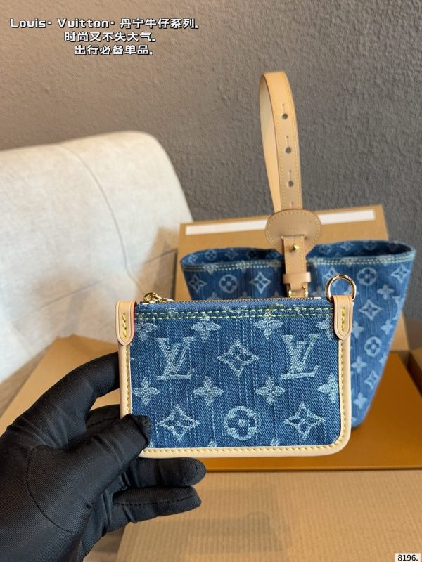 LV All In BB Monogram Denim Bag