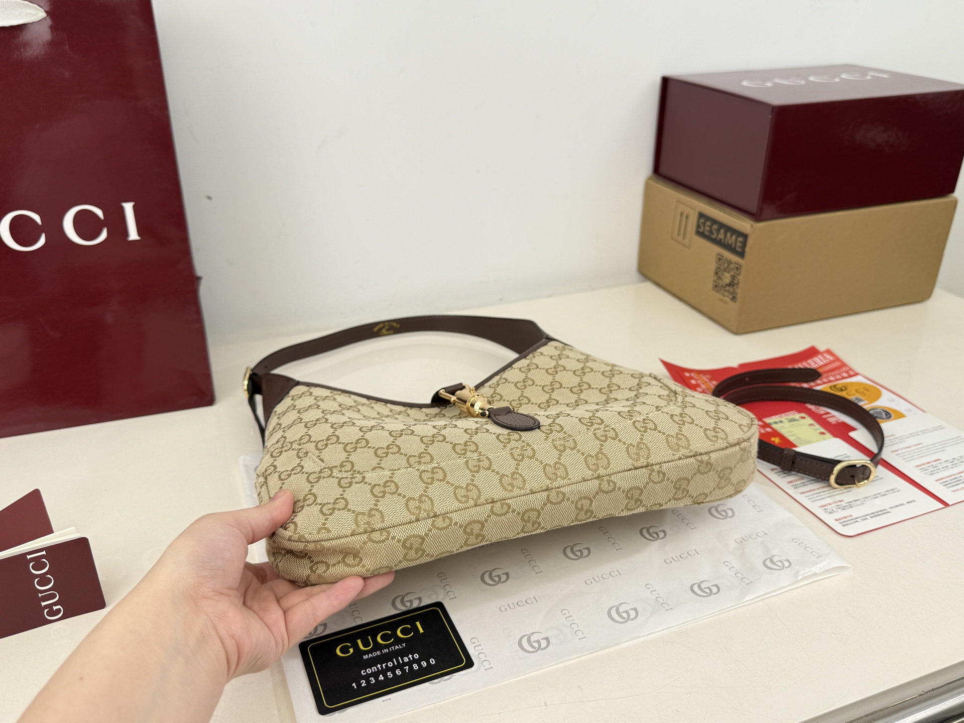 Gucci Jackie 1961 Shoulder Bag - Image 7