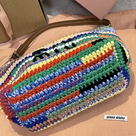 Miu Miu Crochet Pouch 10A - Image 5