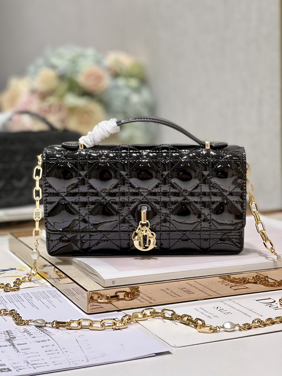 Dior Miss Mini Bag Patent Cannage Bag - Image 2