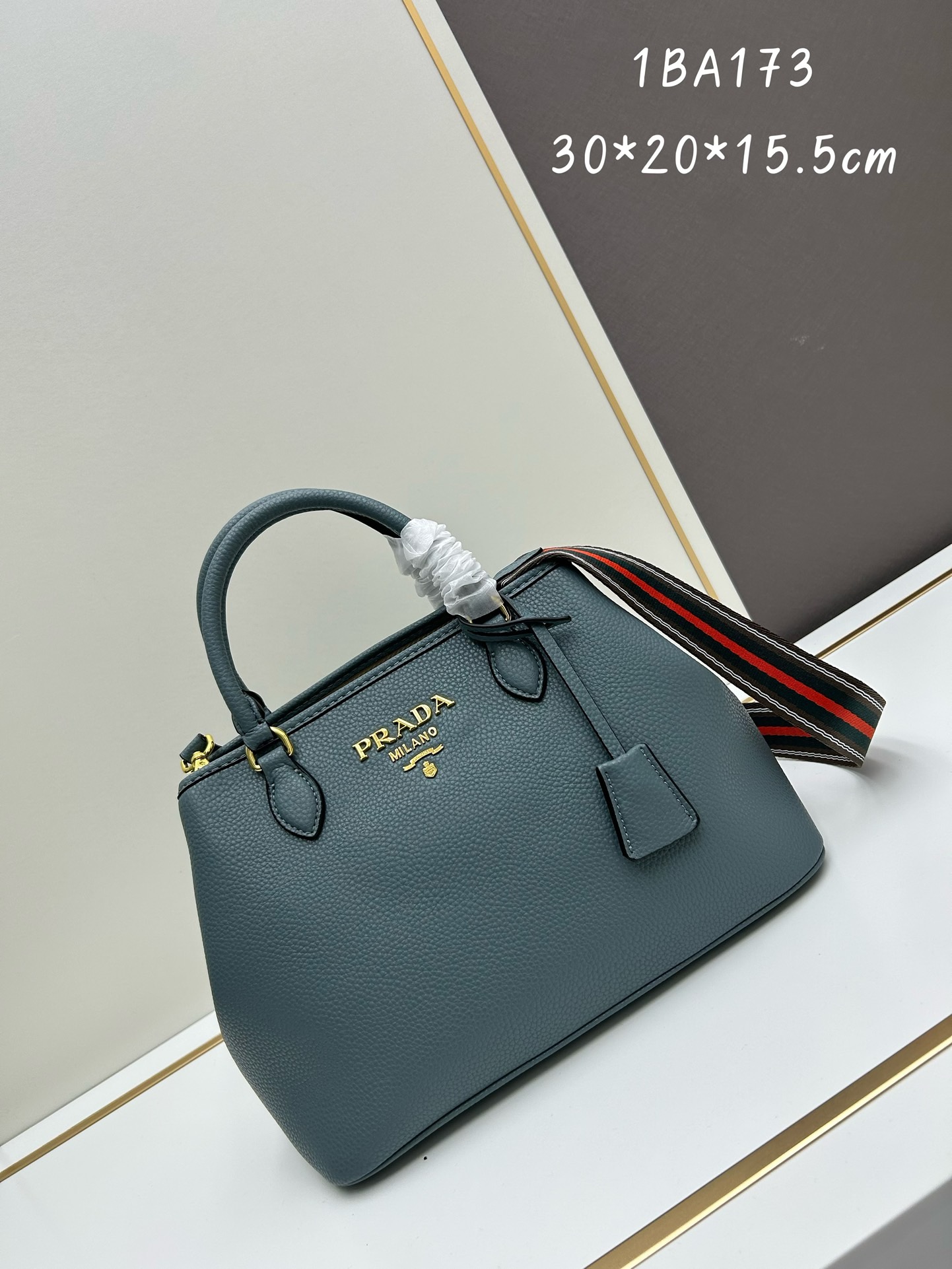 Prada Sacca 2 Manici Convertible Daino Tote | - Image 6