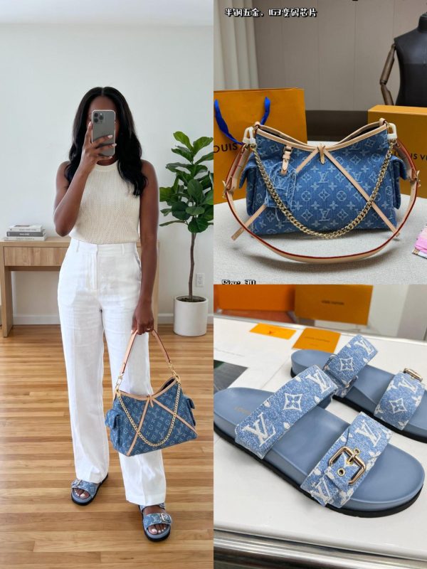 LV Shoes & Bag Set