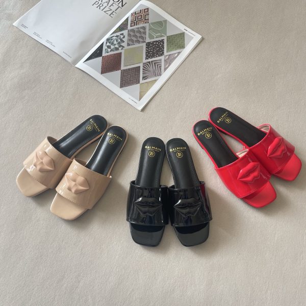 Balmain 26P Flat-Bottomed Slippers
