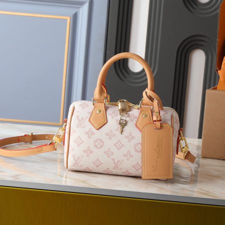 LV Speedy Bandoulière 20 Monogram Anniversary Canvas Bag - Image 6