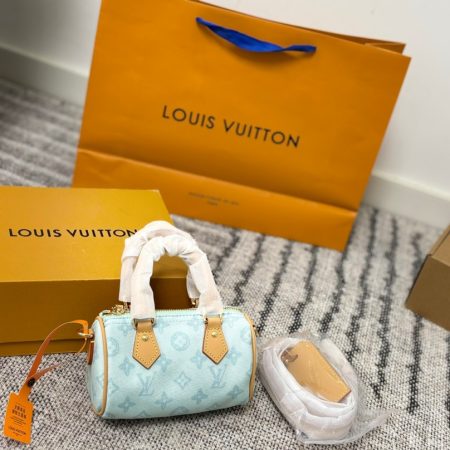 LV Speedy Denim Bag - Image 2