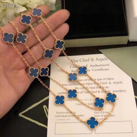 Van Cleef&Arpels VCA Vintage Alhambra long necklace, 20 motifs - Image 12