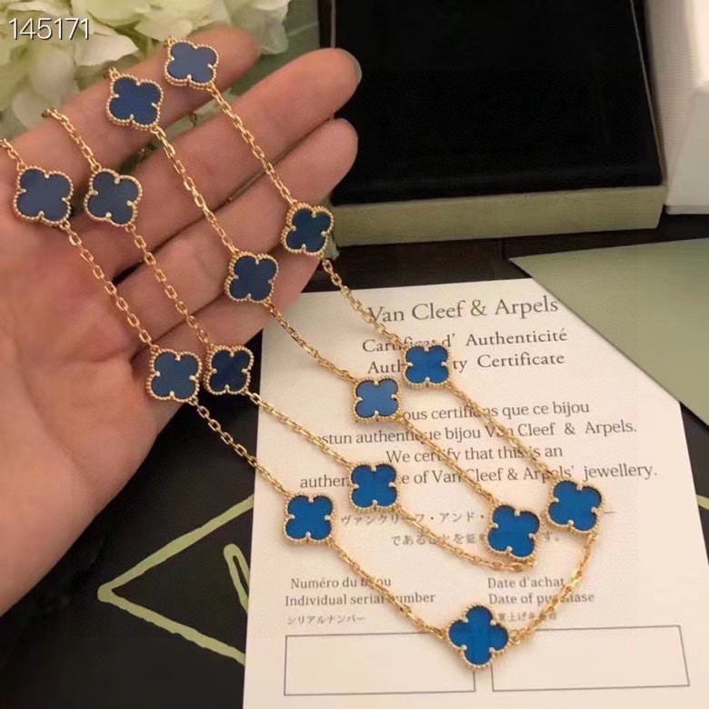 Van Cleef&Arpels VCA Vintage Alhambra long necklace, 20 motifs - Image 12