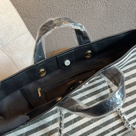 Chanel Deauville Tote Bag - Image 9