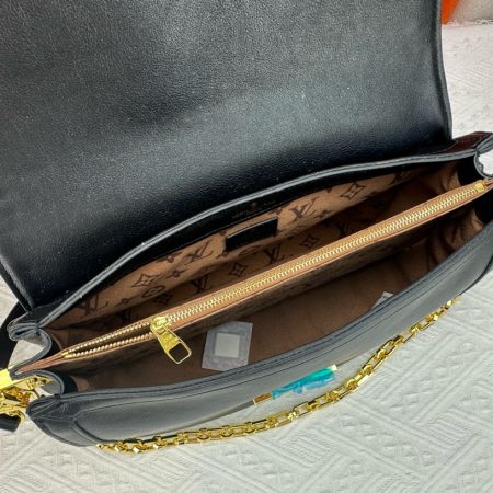 LV Smooth Dauphine MM Black Bag - Image 8