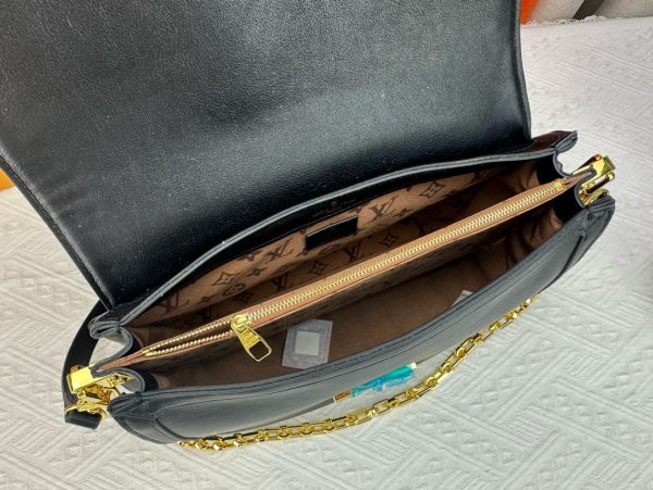 LV Smooth Dauphine MM Black Bag