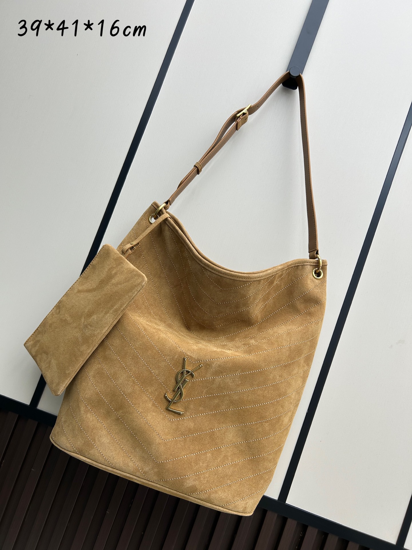 YSL Suede Nik Bag - Image 1