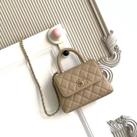 Chanel Mini Coco Handle Chain Shoulder Bag - Image 7