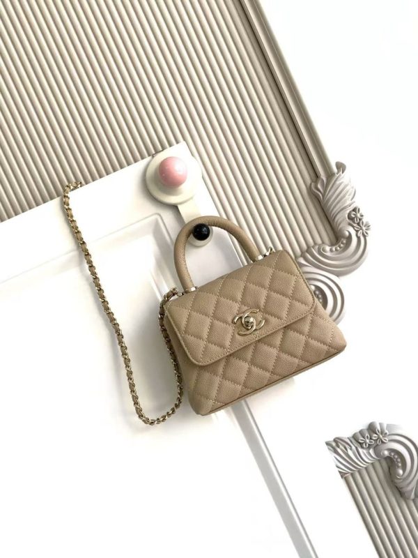 Chanel Mini Coco Handle Chain Shoulder Bag