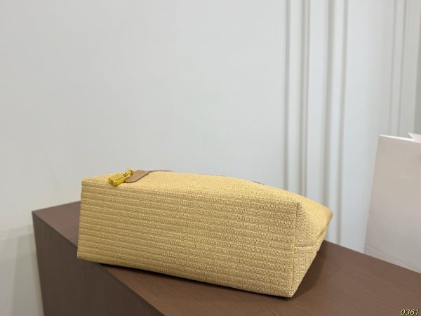 Céline Straw Tote Bag
