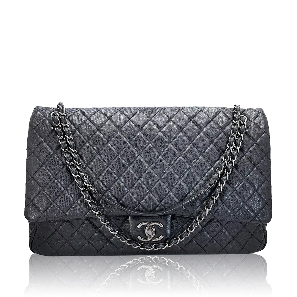 Chanel CF 45 Caviar Airlines XXL Flap Travel Bag - Image 1