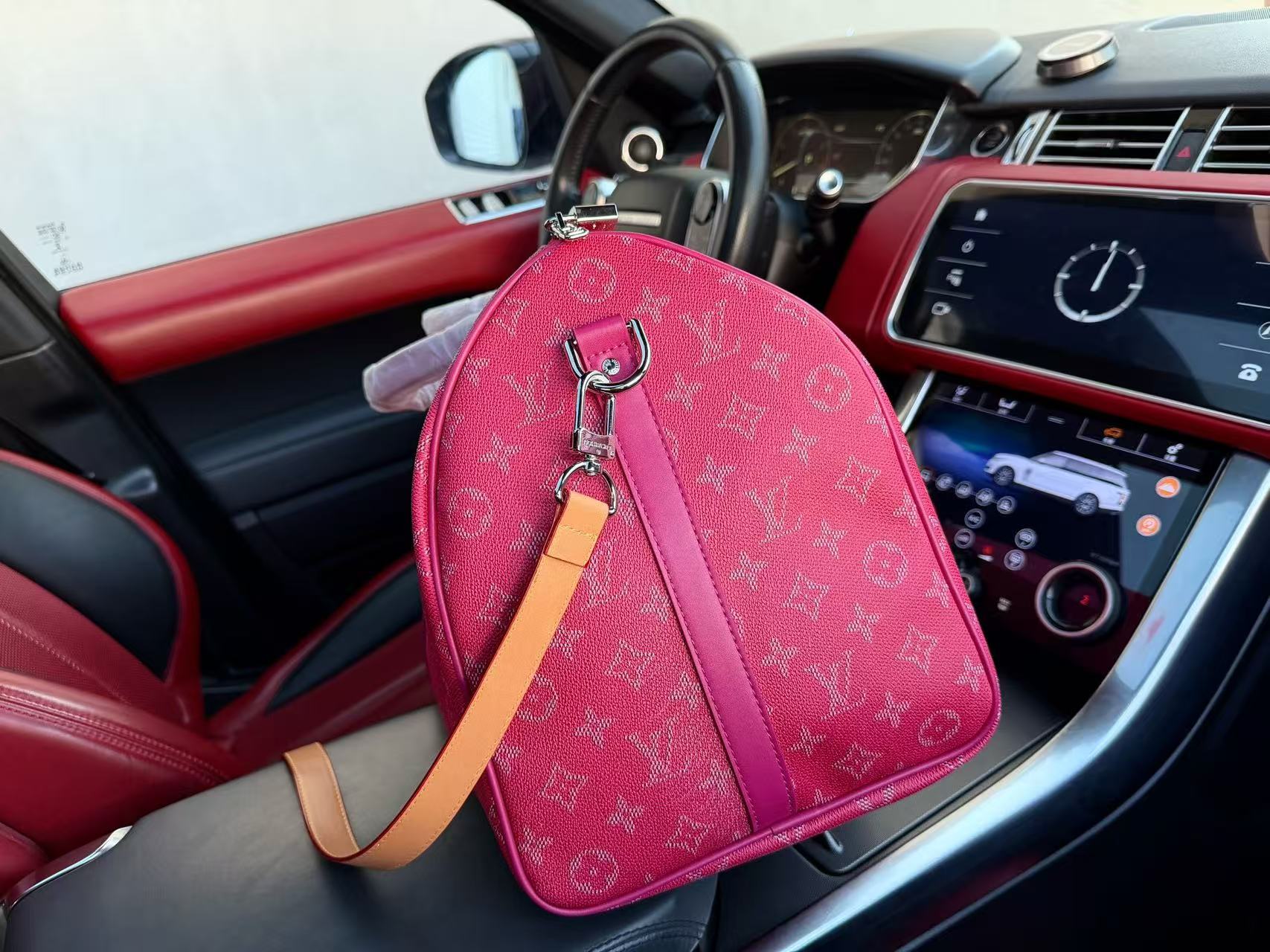 LV Keepall Bandouliere 50 Monogram Heritage - Image 7