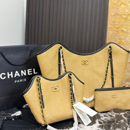 Chanel Woven Tote Bag - Image 2