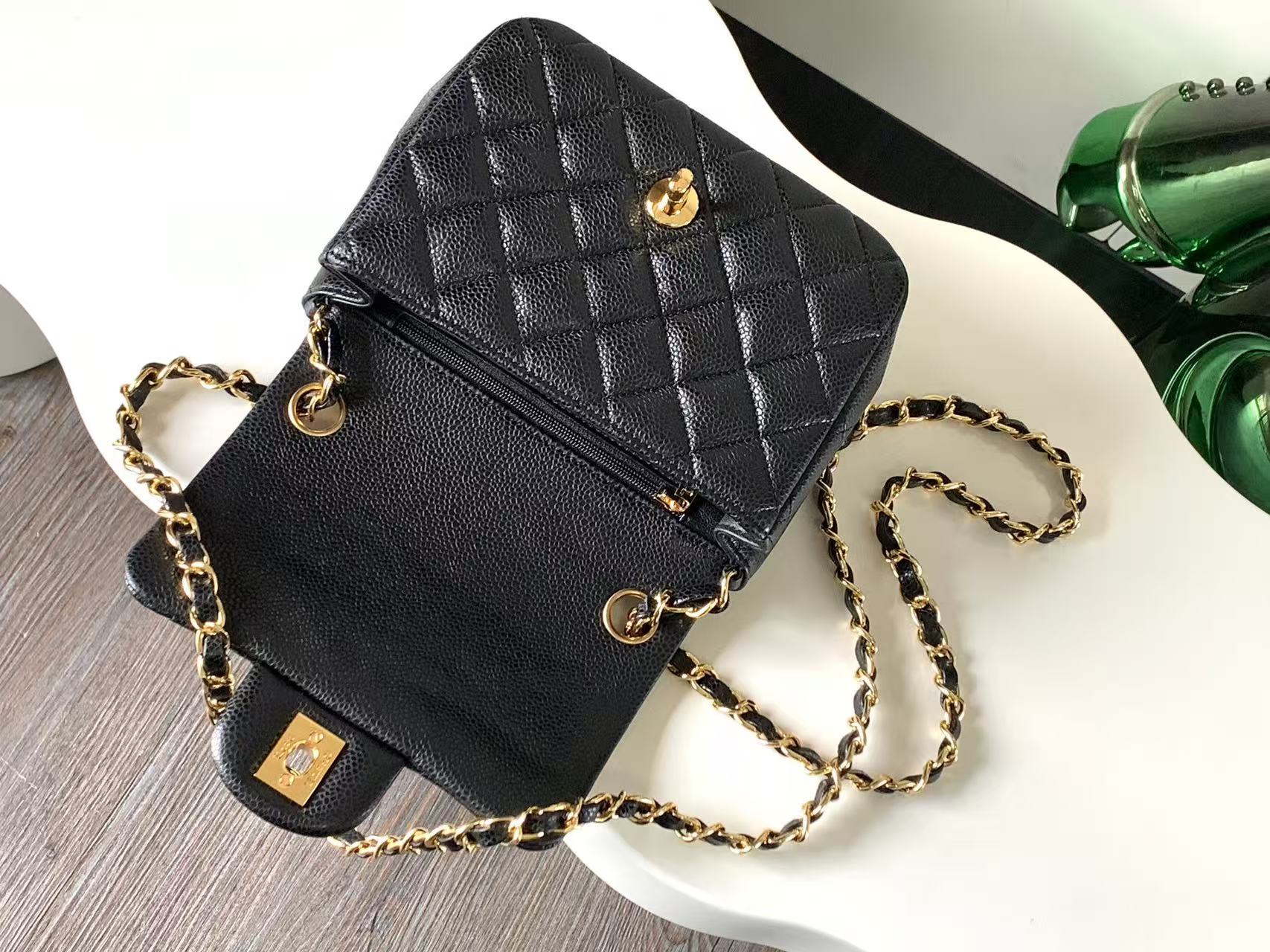Chanel CF Caviar Bag 17 - Image 6