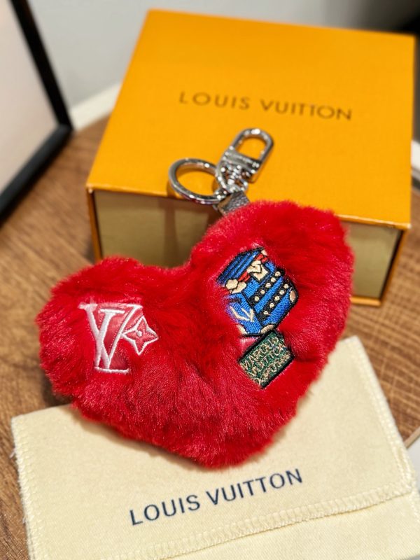 LV Lucky Heart Bag Charm
