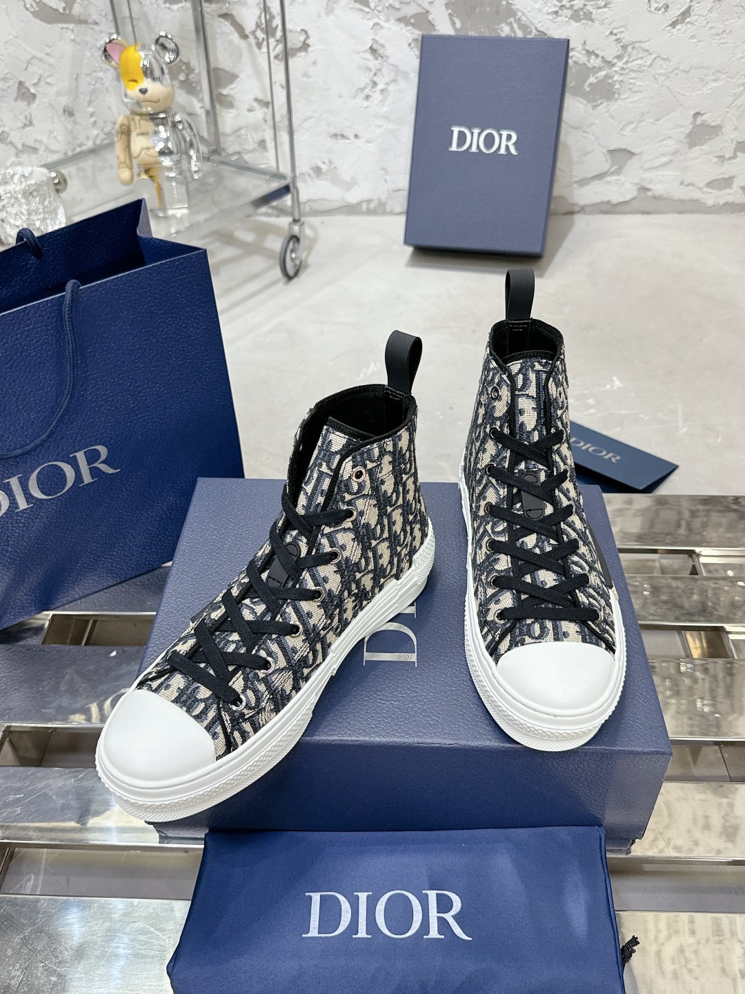 Dior B23 League High-Top Sneakers - Image 1